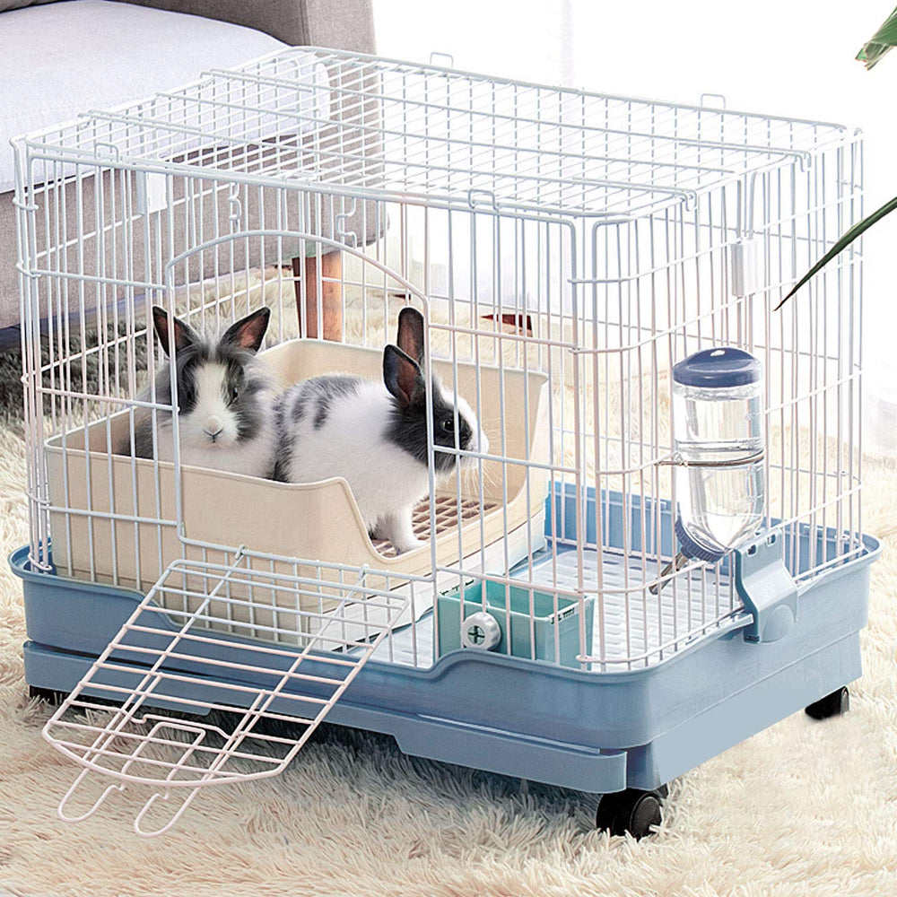 BWOGUE Large-size Pets Corner Tray supports adult rabbits and other small animals.