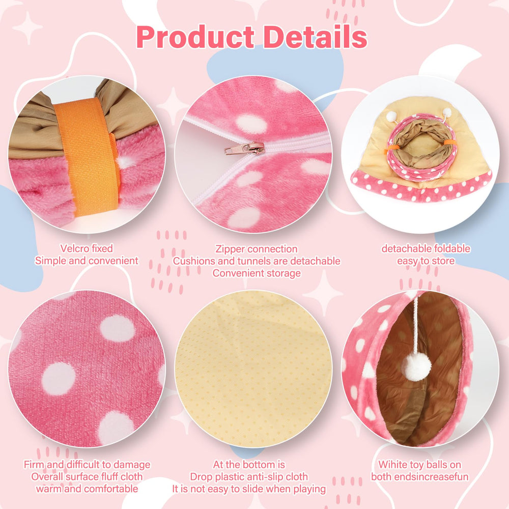 BWOGUE Removable Mat Hideout enables simple washing and versatile use.