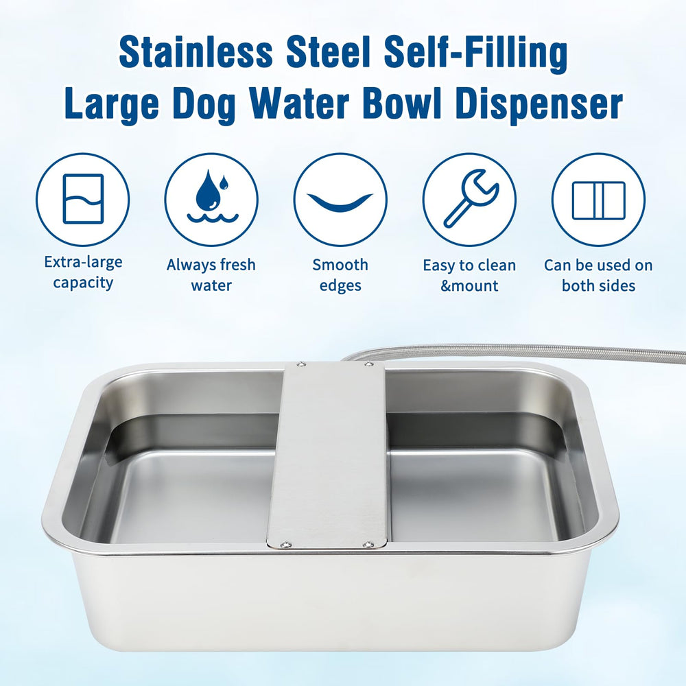 BWOGUE self-filling dog waterer enables hands-free hydration