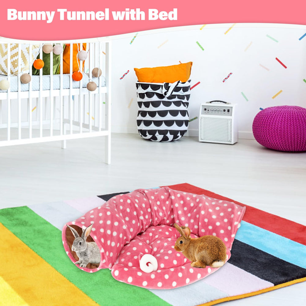 BWOGUE Small Pet Tunnel Length fits Guinea pigs, rabbits, and more.