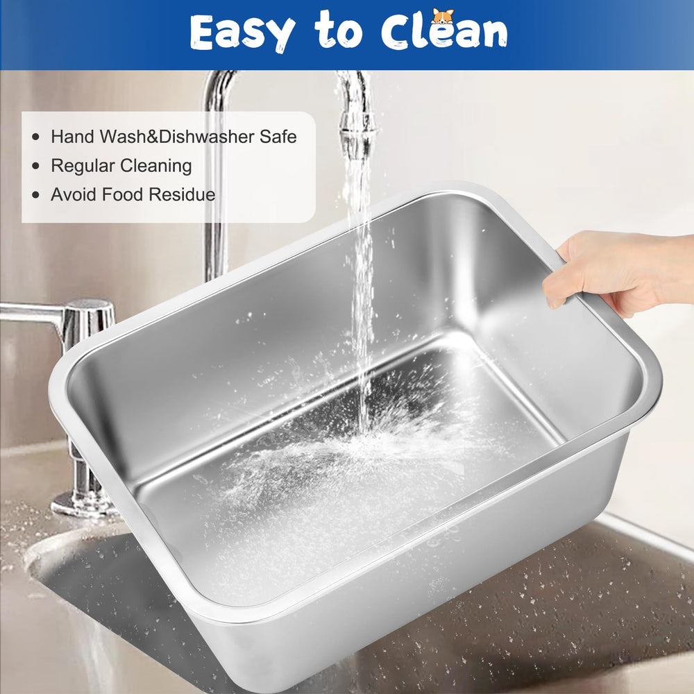 BWOGUE 4-Gallon bowl resists rust and dents, long-lasting outdoor partner.