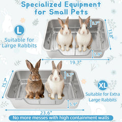 Removable grid with handle enables quick, no-contact waste disposal