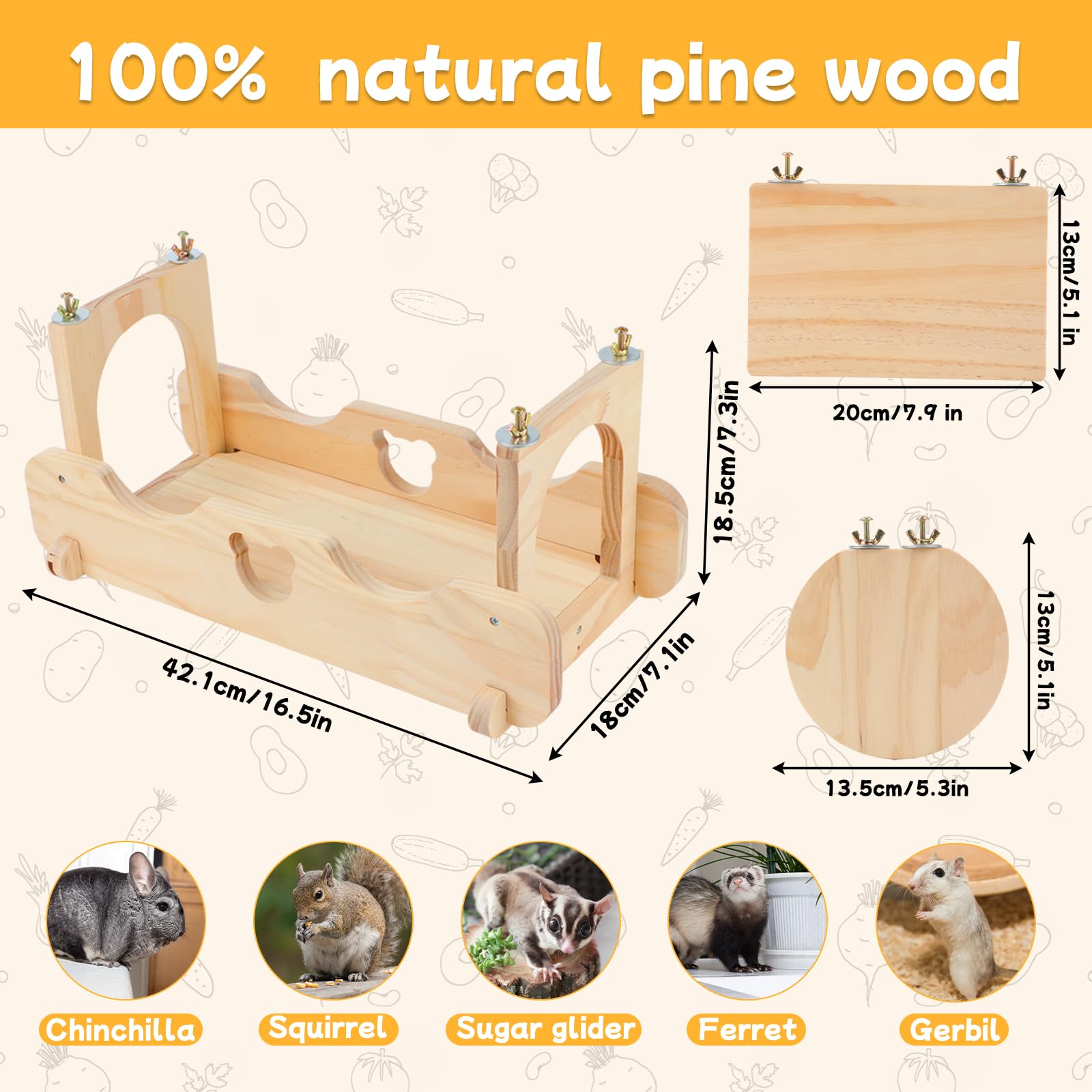 BWOGUE sugar glider habitat toy offering climbing and social play options.