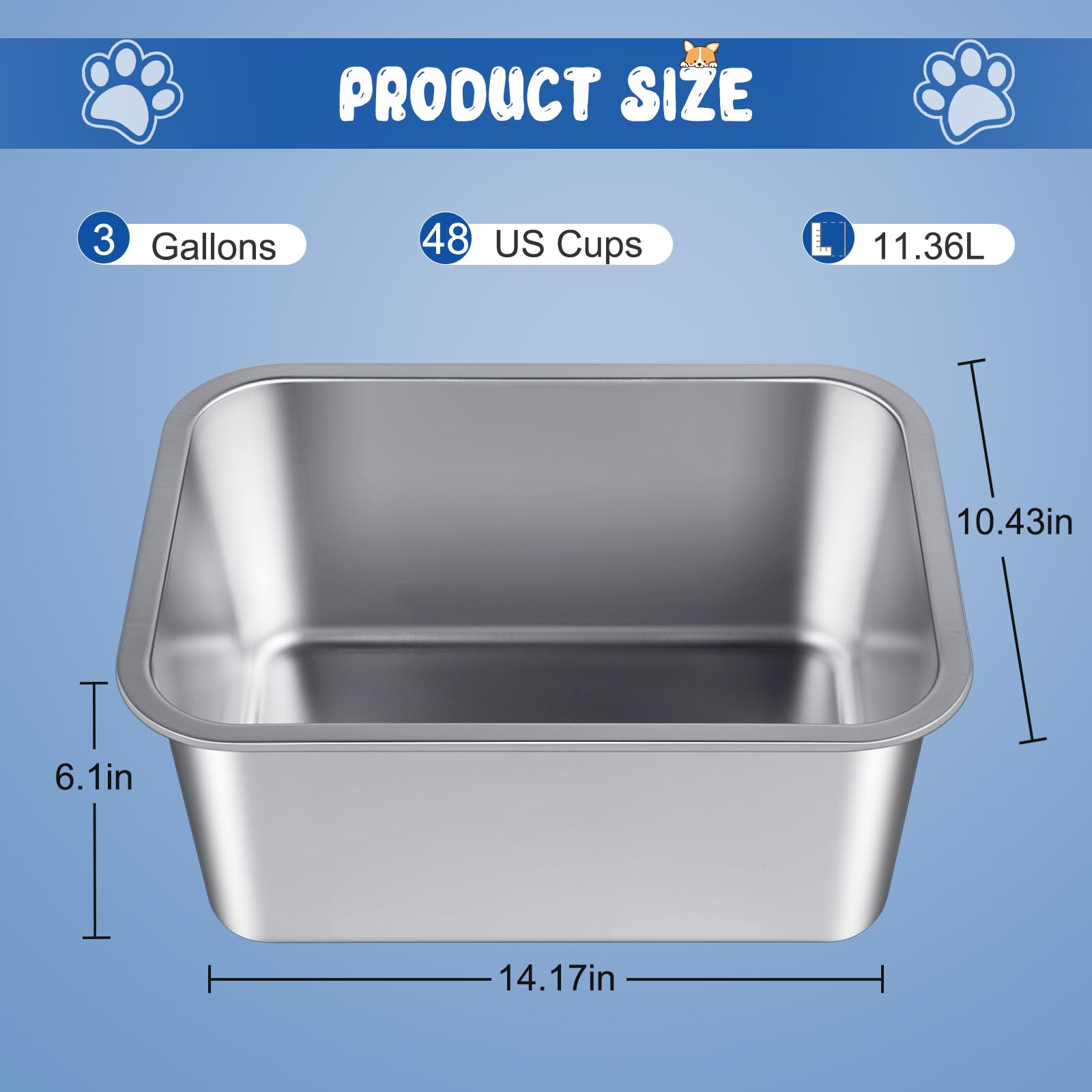 BWOGUE wide-opening dog bowl facilitates easy filling and less spillage