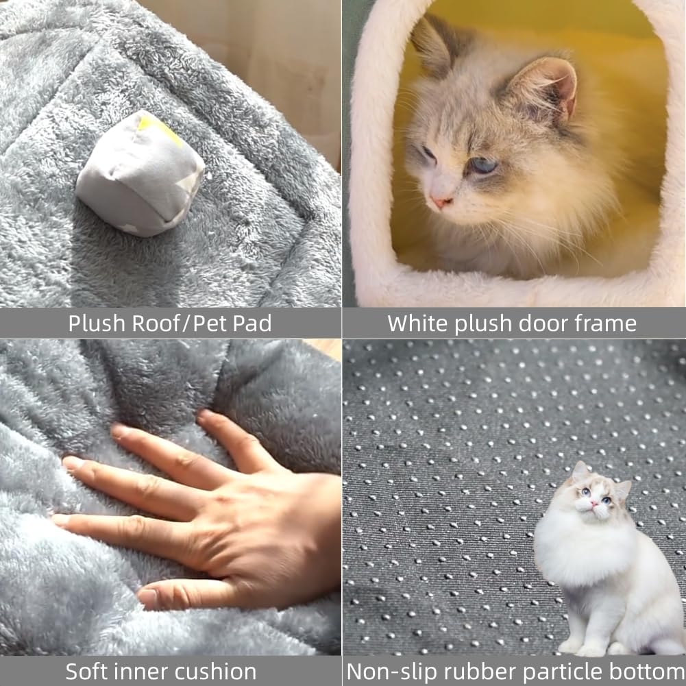 BXEBUI Arctic velvet plush interior offers warm, cozy comfort for pets.