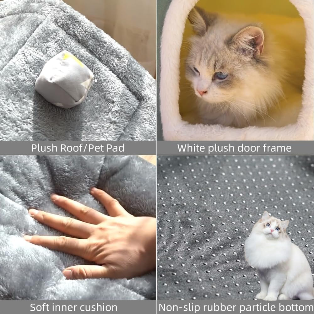 BXEBUI Arctic velvet plush interior offers warm, cozy comfort for pets.