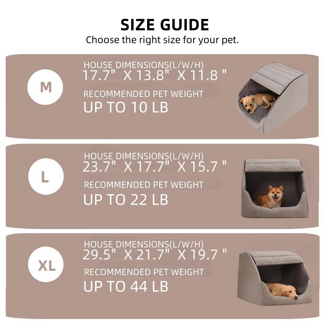 BXEBUI extra-large dog bed house memory sponge inside demonstrates supportive comfort