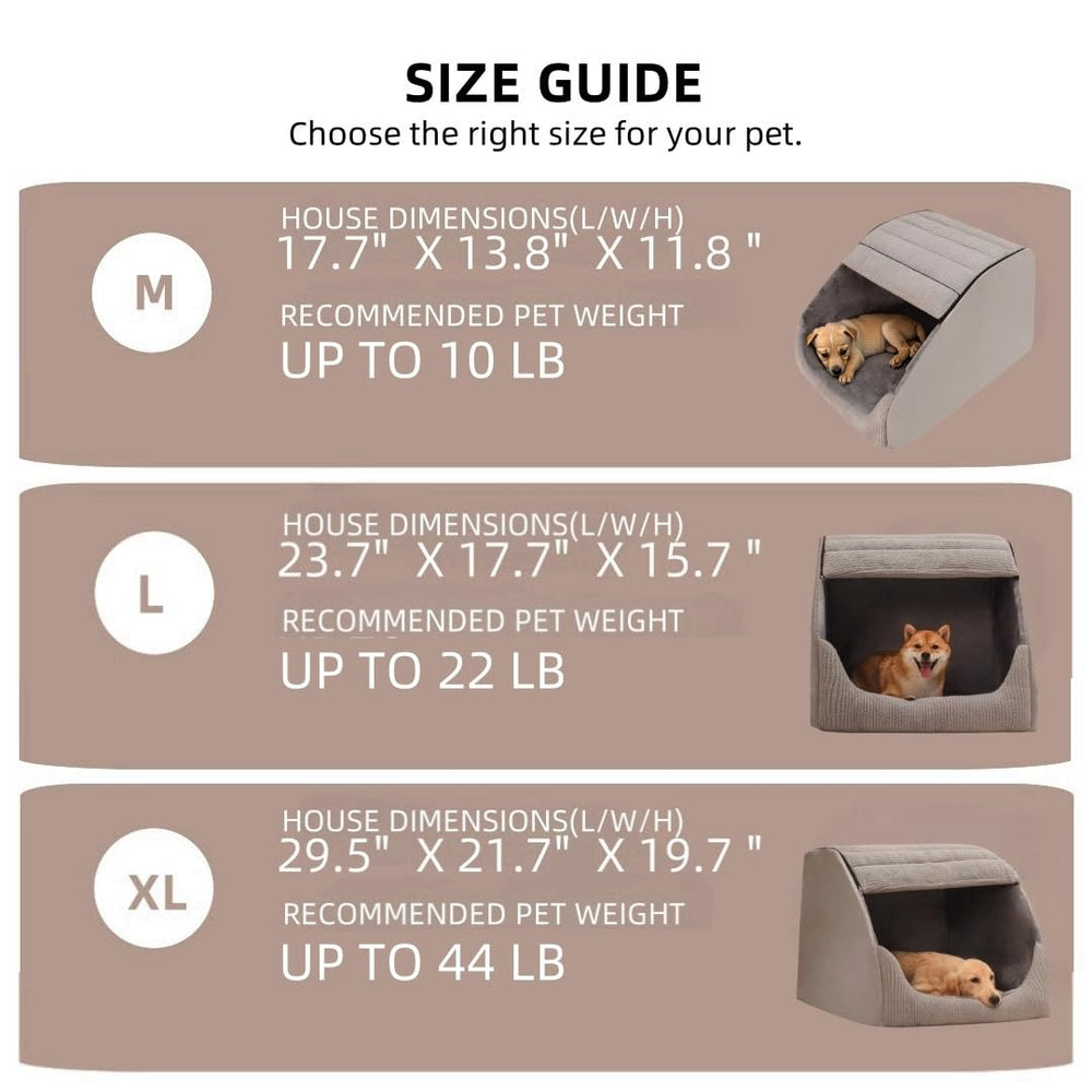 BXEBUI extra-large dog bed house memory sponge inside demonstrates supportive comfort