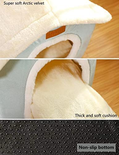 BXEBUI soft plush cushion adds warmth and comfort for pets.
