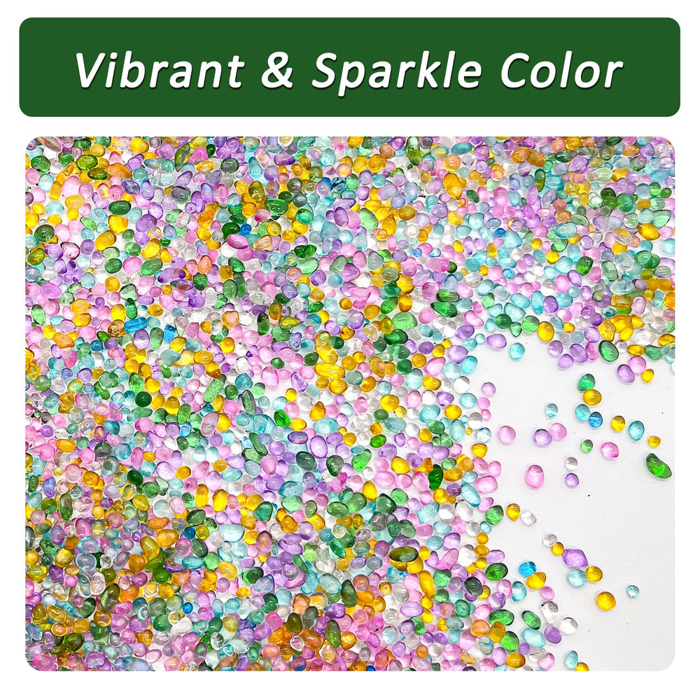 BXI fairy garden gravel adds texture with sunlit gloss