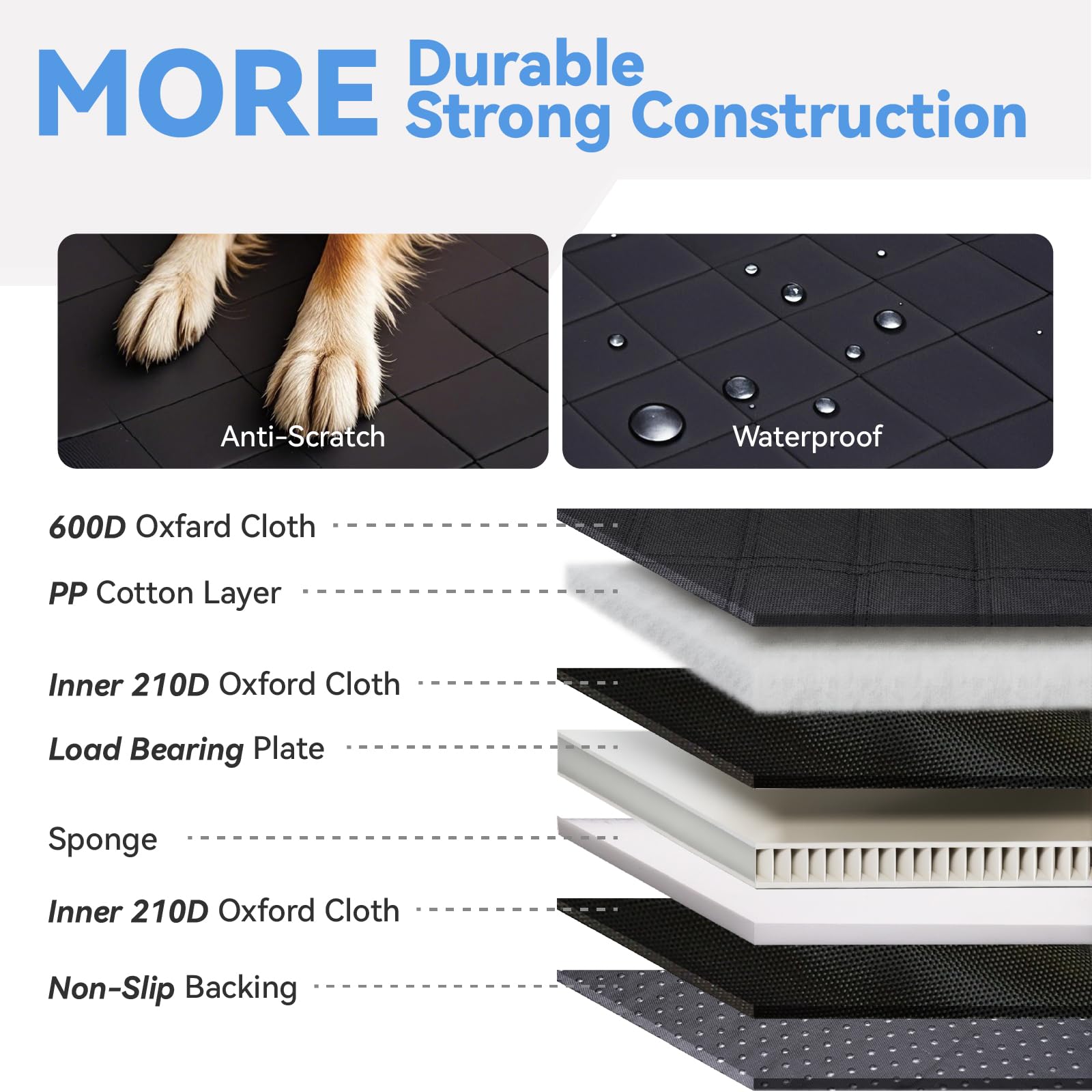 BYI 7-layer hard bottom cushion provides stable comfort on long drives