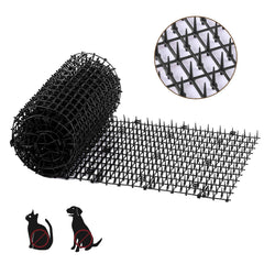 Bynccea Cat Scat Mat with Spikes deters outdoor digging while protecting pots.