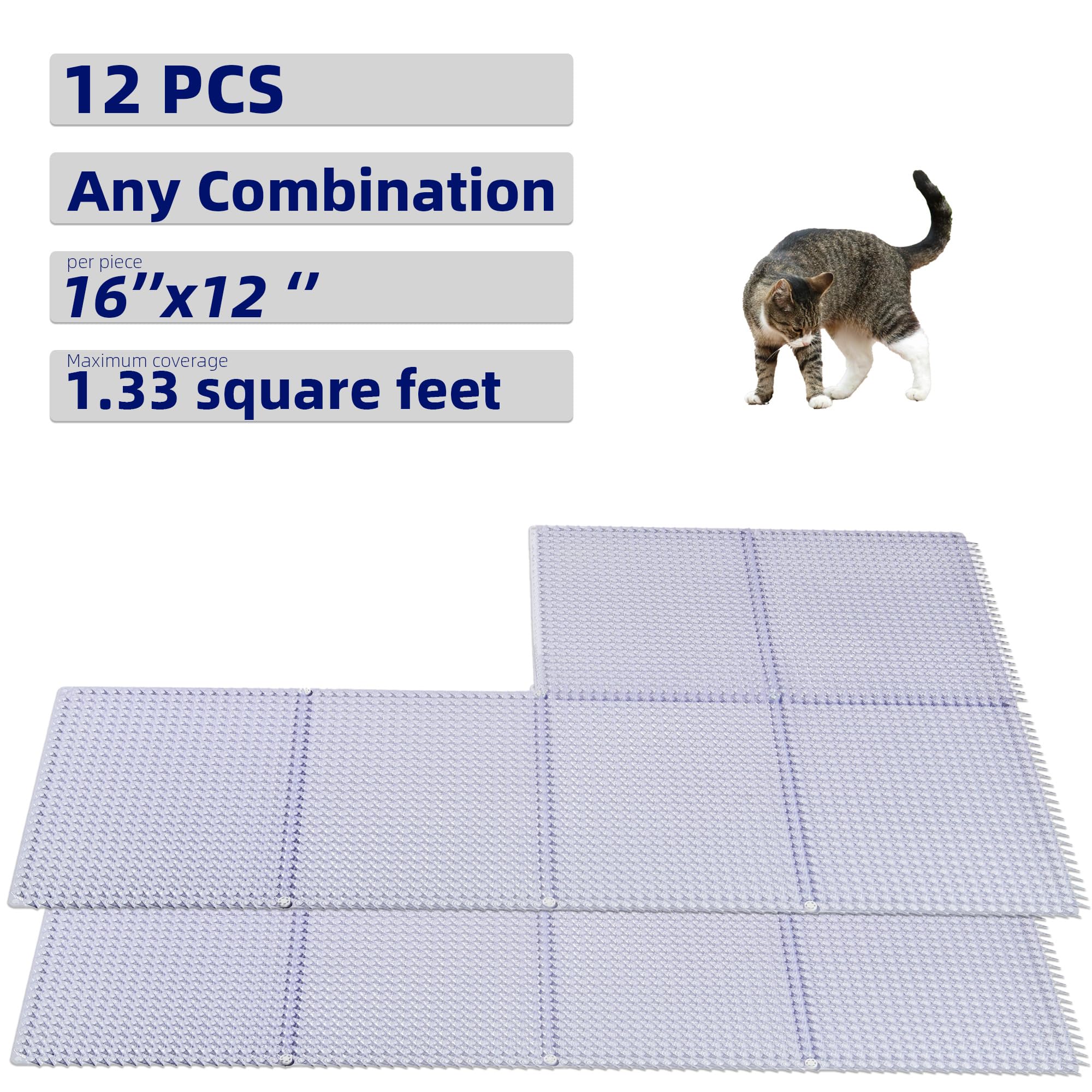 BYTEBAY scat mat easy to cut and customize for corners.