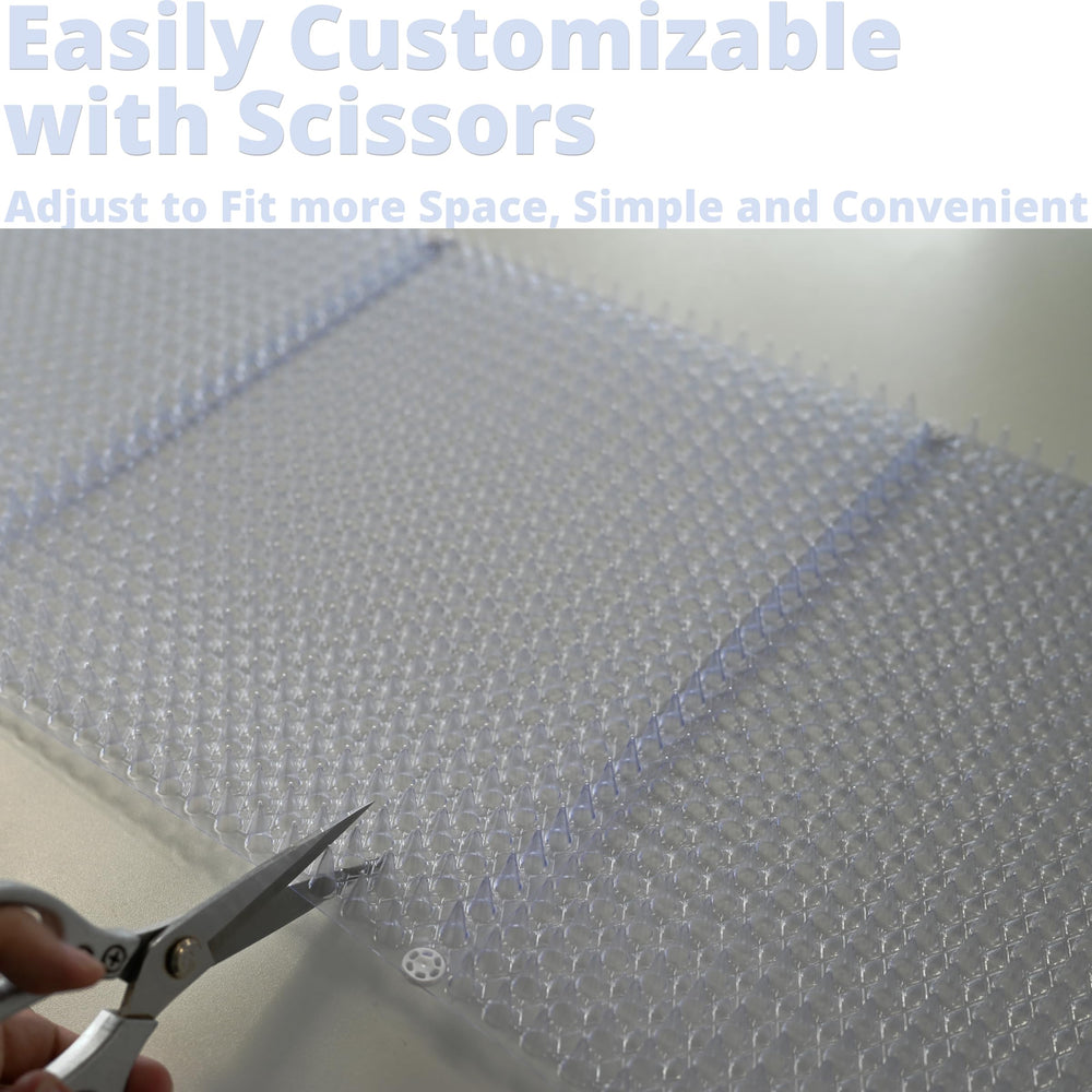 BYTEBAY scat mat non-slip back keeps the mat in place on any floor.