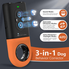 ByteRoll bark deterrent with 35 ft range helps manage canine noise during walks