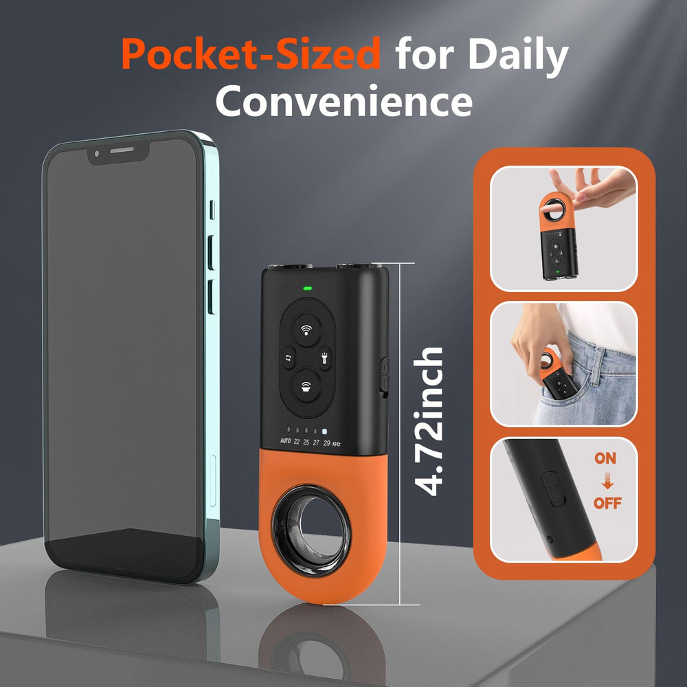 ByteRoll auto ultrasonic with strobe reinforces cues without discomfort