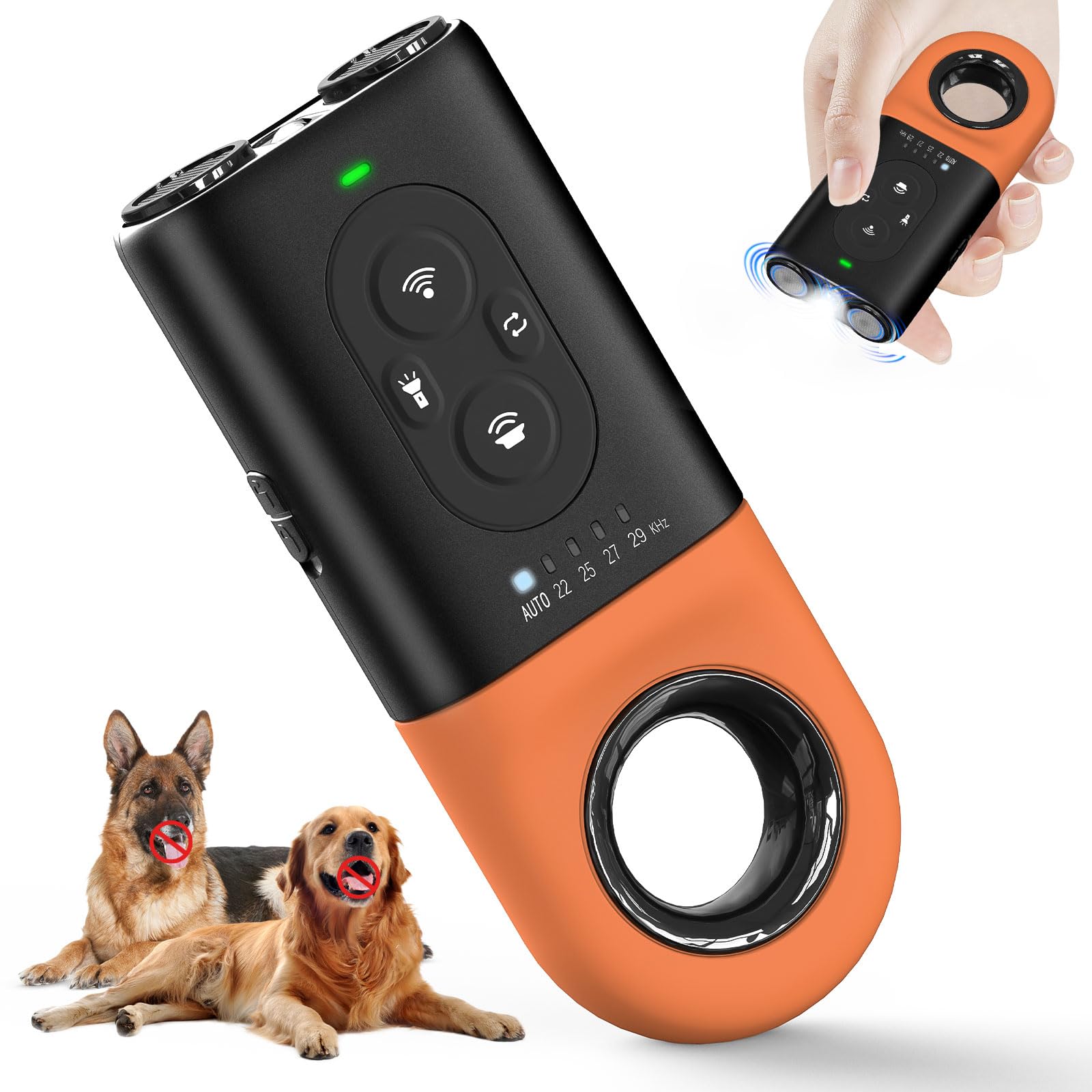 ByteRoll in-use at night shows visibility and control during evening walks