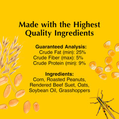 C&S Insect Delight No Melt Suet Dough soft texture for warm weather.
