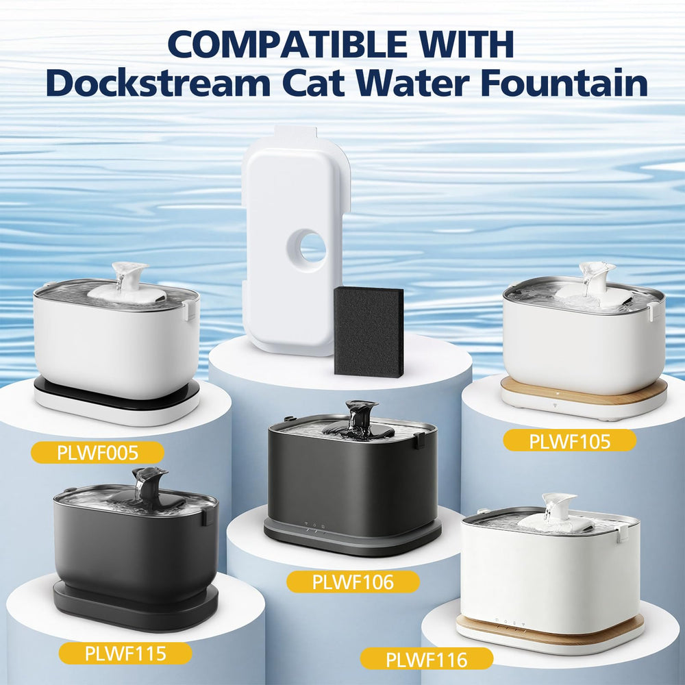 Cabiclean compatibility focus with PETLIBRO PLWF106/PLWF116 filters ready for use