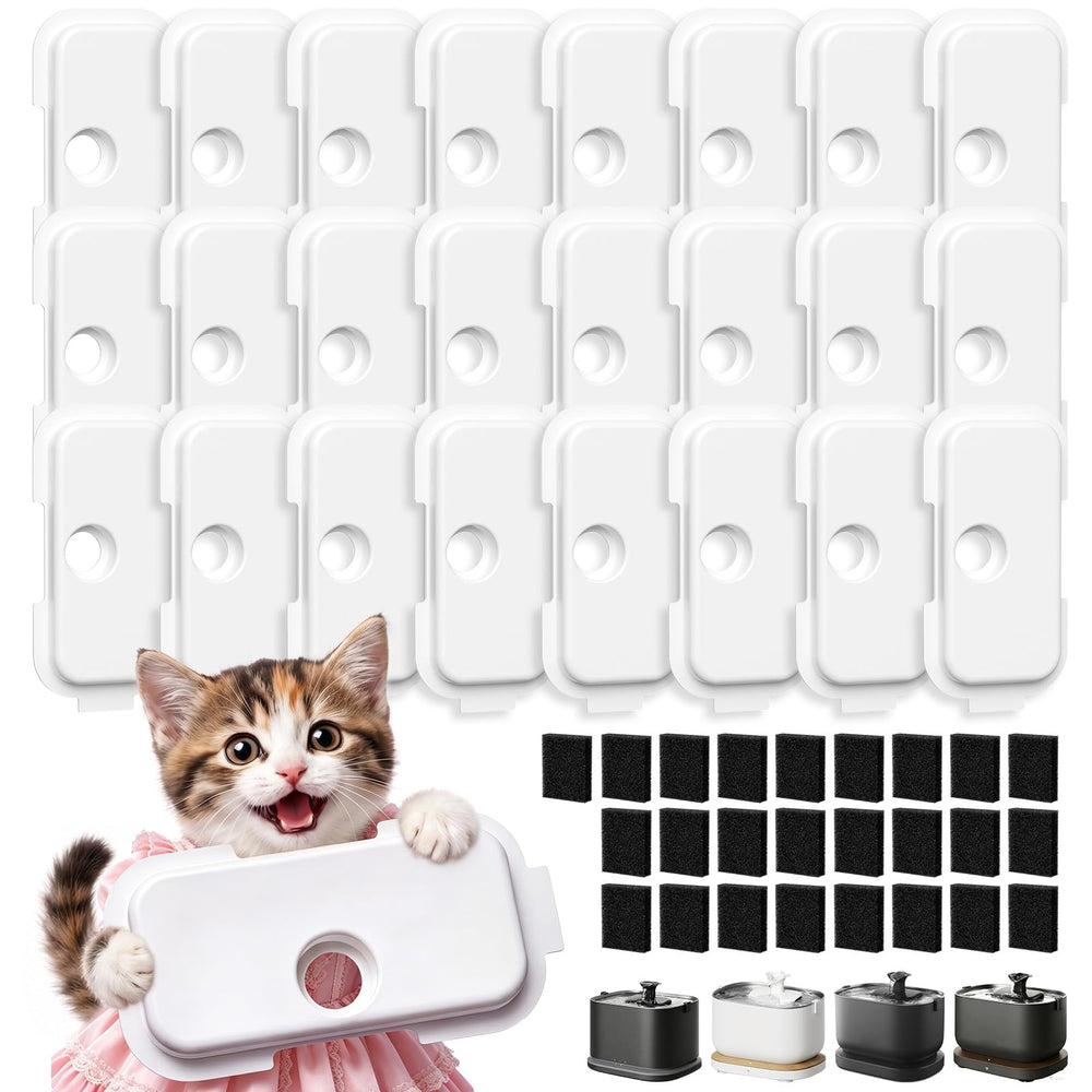 Cabiclean Dockstream filters package shows a year-long supply for PETLIBRO fountains