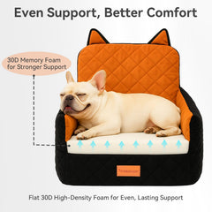 CABZOON booster seat safety harness ensures secure restraint during travel.
