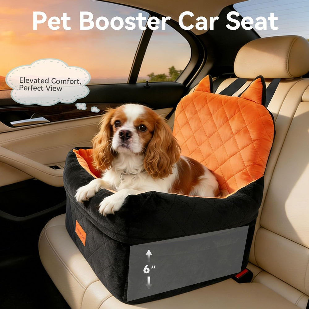 CABZOON booster seat soft plush cover provides skin-friendly comfort.