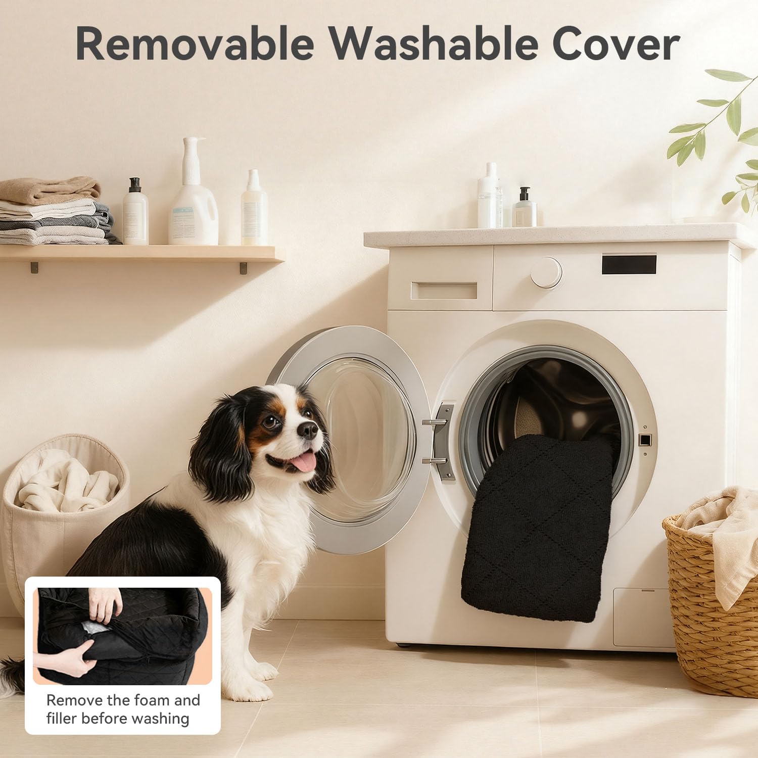 CABZOON booster seat washable cover for easy cleaning after trips