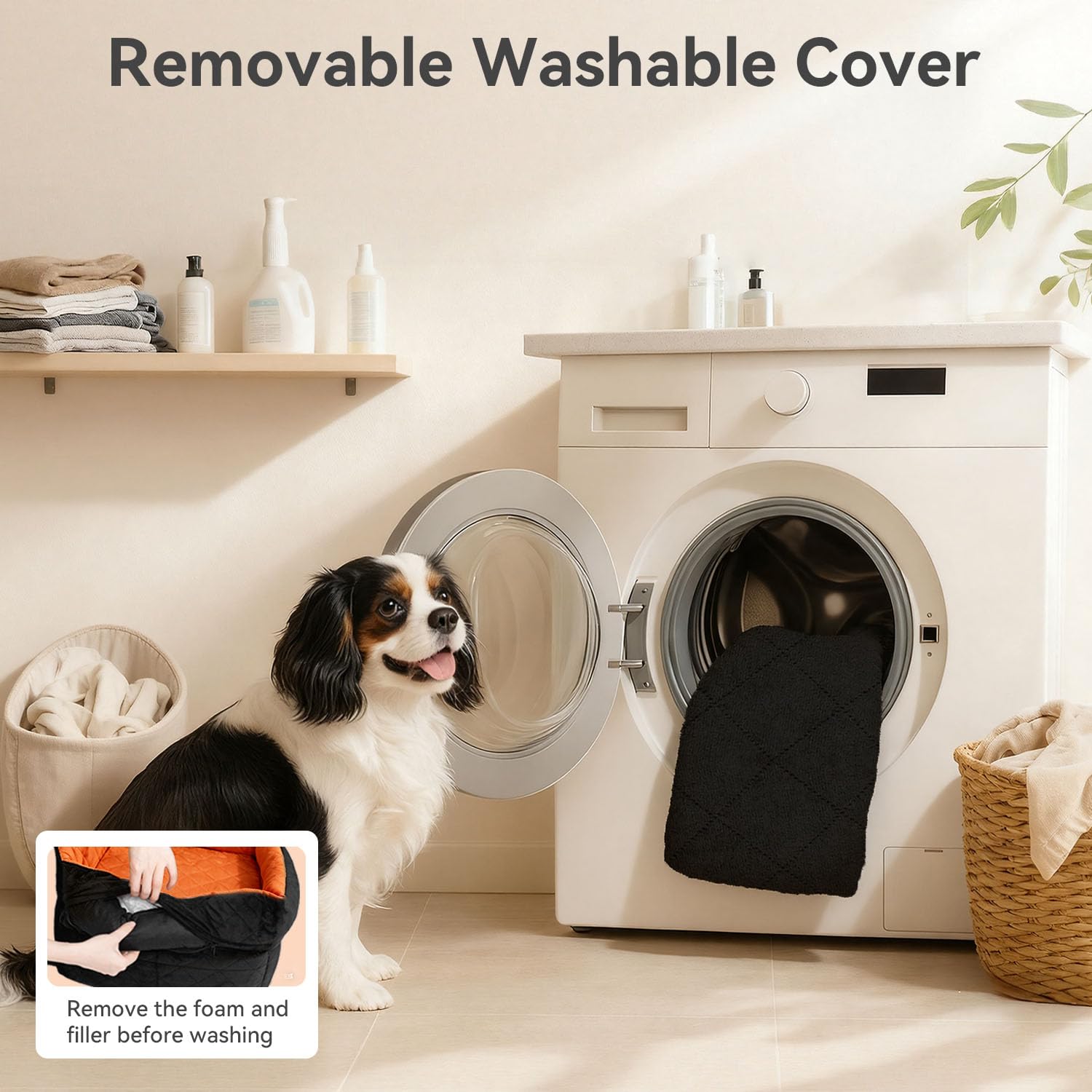 CABZOON booster seat with washable cover for easy cleaning after trips.
