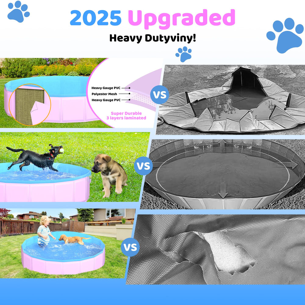 CACSPS non-slip bottom helps pets stay safe during pool play