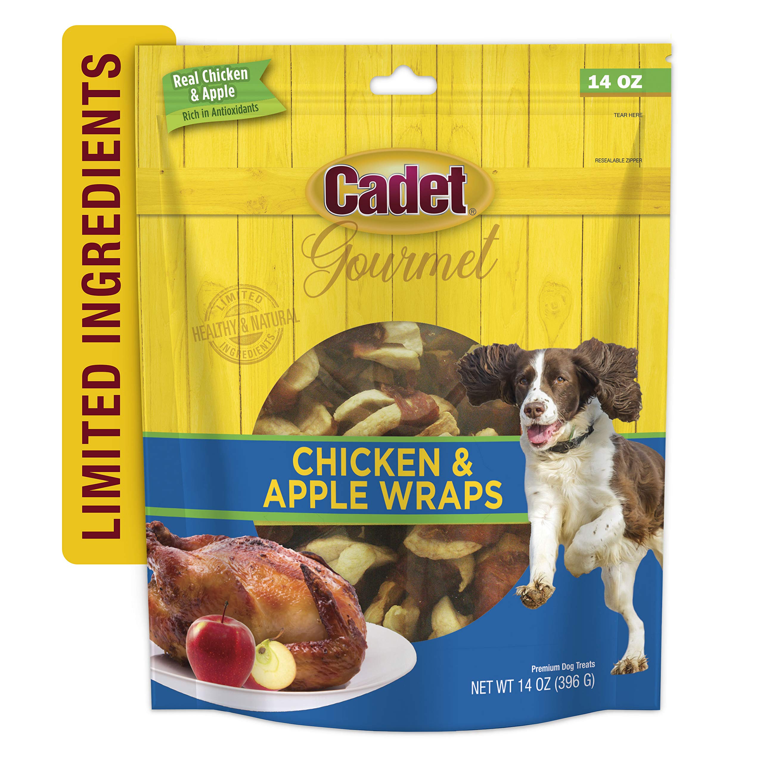 Cadet Apple-wrapped chicken treats illustrate flavorful, antioxidant-rich pairing.