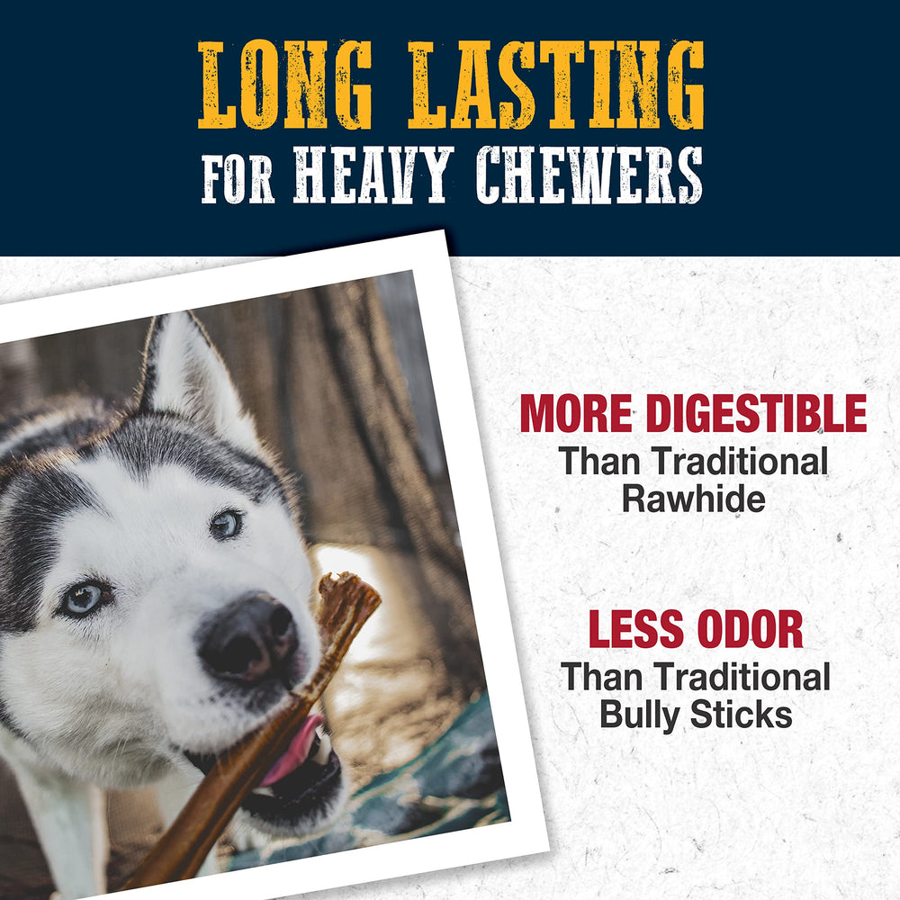 Durable chew designed for aggressive chewers to help occupy dogs