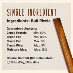 Cadet Bully Sticks high-protein, low-fat chew for a balanced treat.