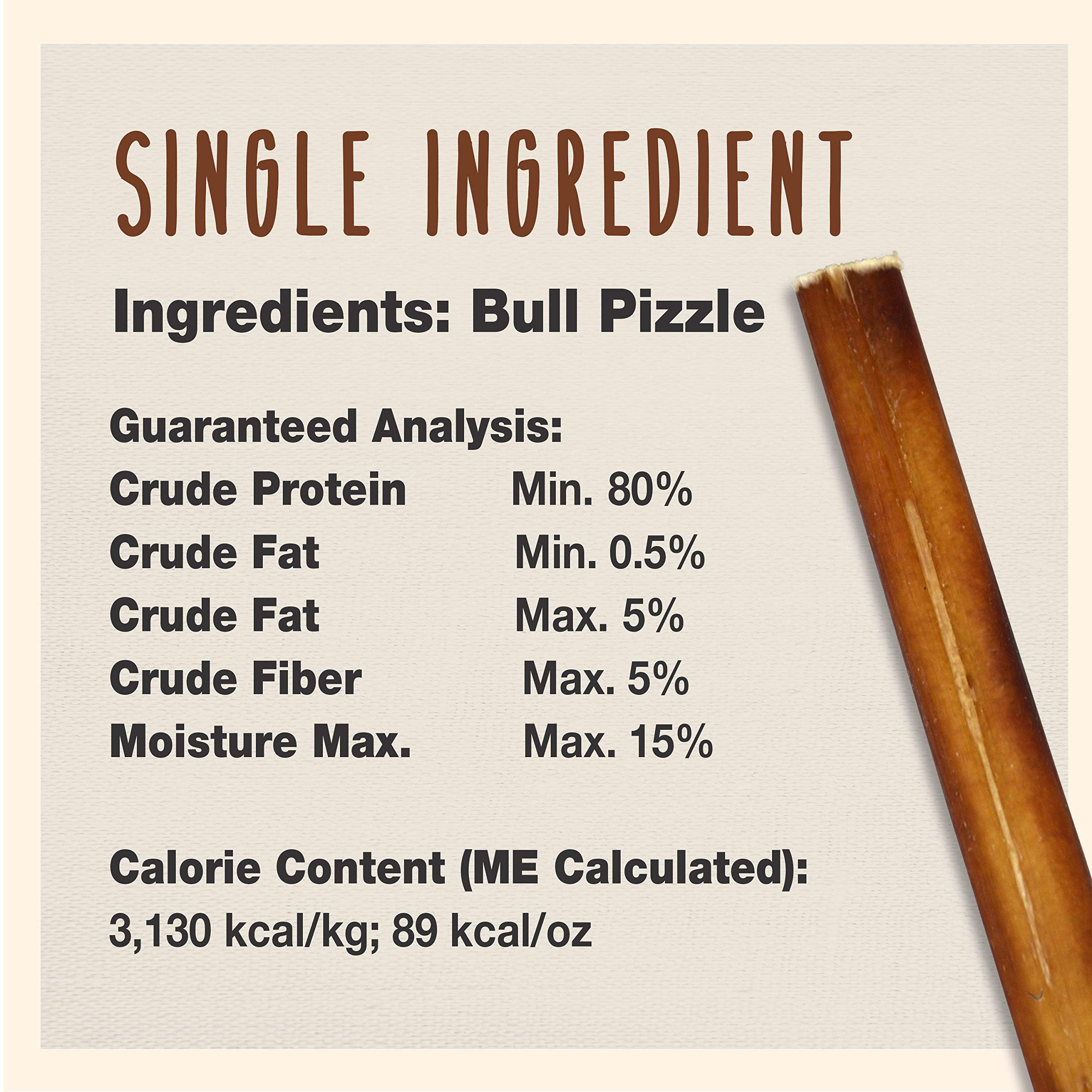 Cadet Bully Sticks small dogs dental-cleanse benefit shown during chewing