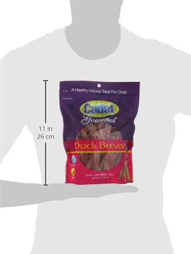 Cadet Duck Breast Jerky high-protein treat supports active dogs during training.
