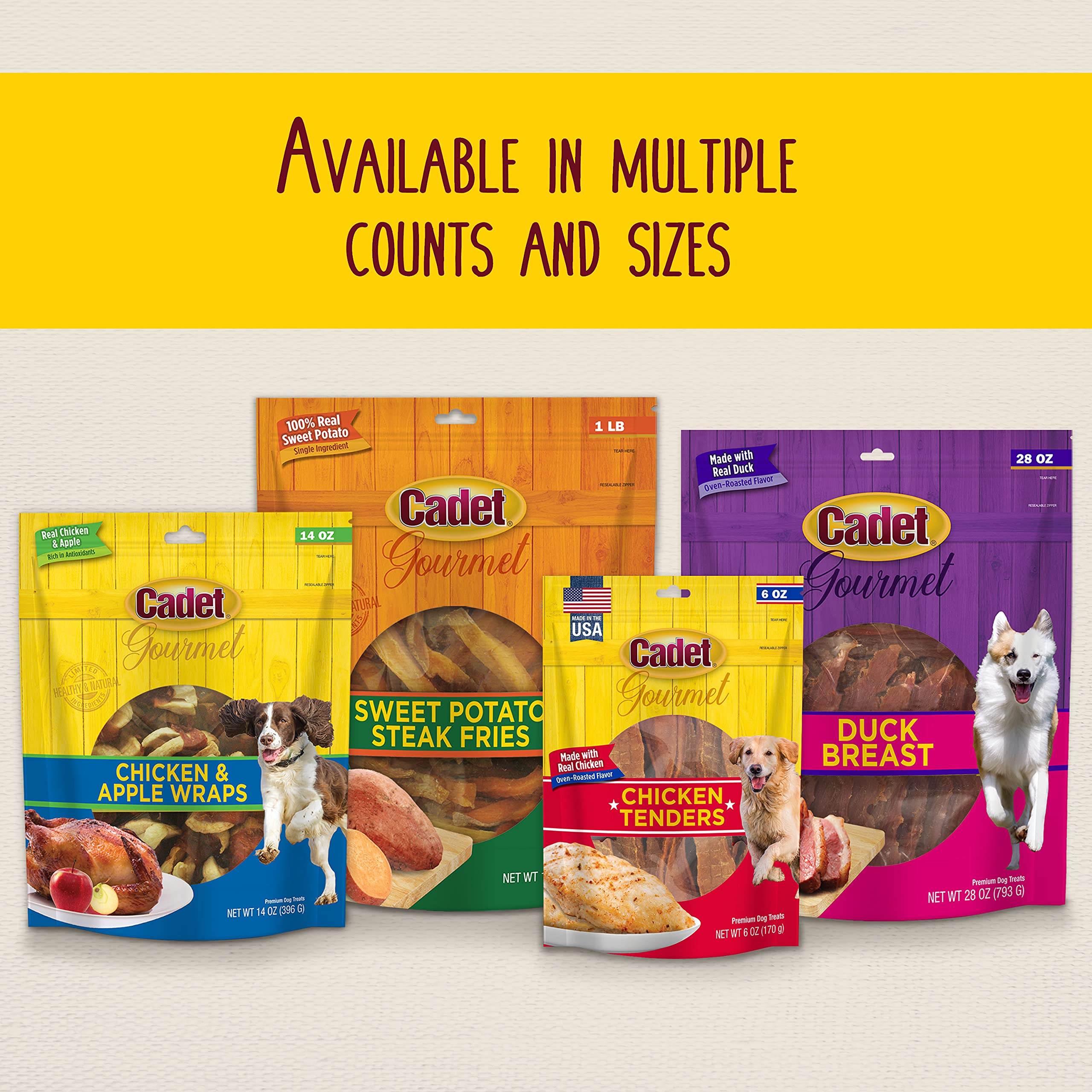 Cadet Gourmet 50-count pack ready for regular rewards.