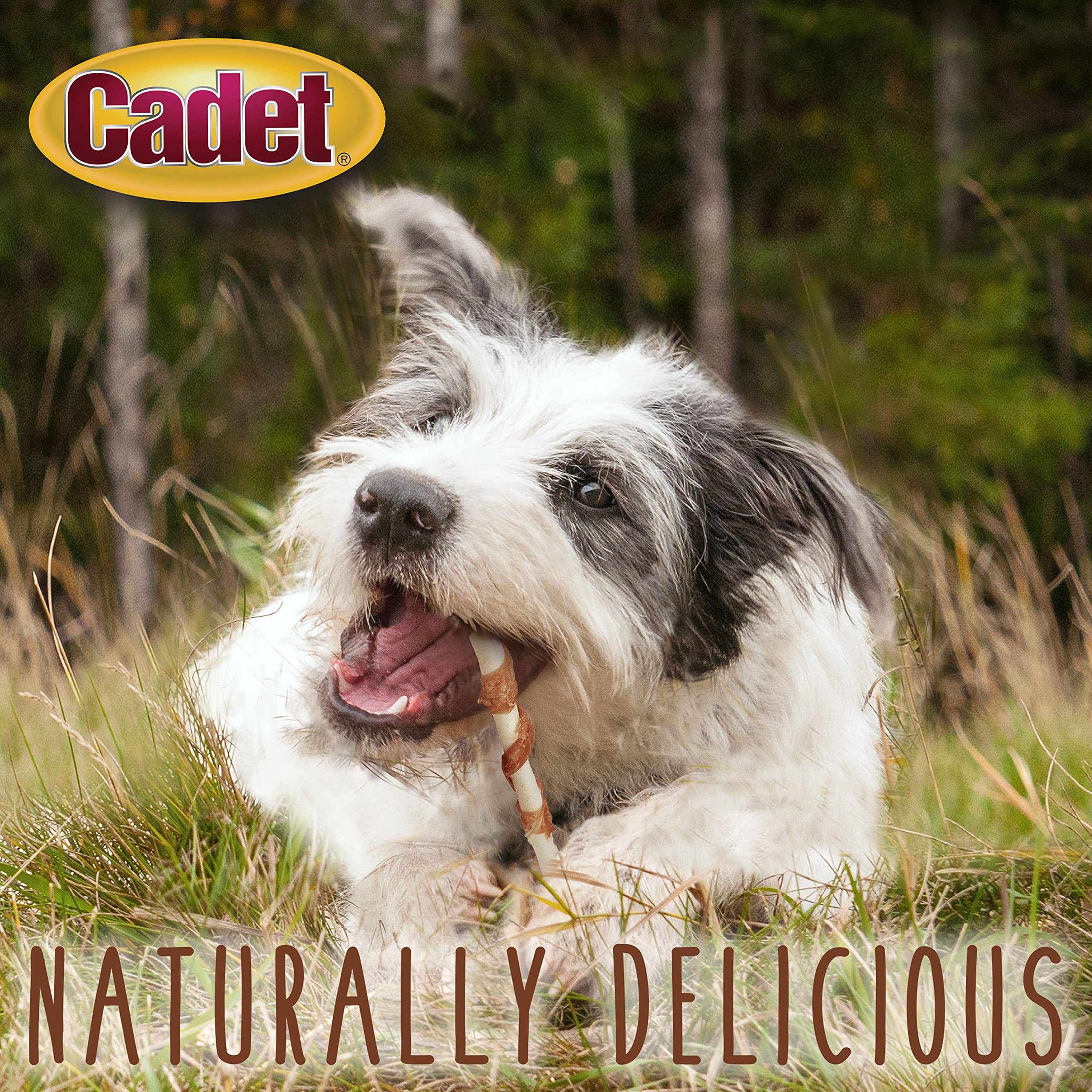 Cadet Gourmet limited-ingredient natural chew with no artificial colors.