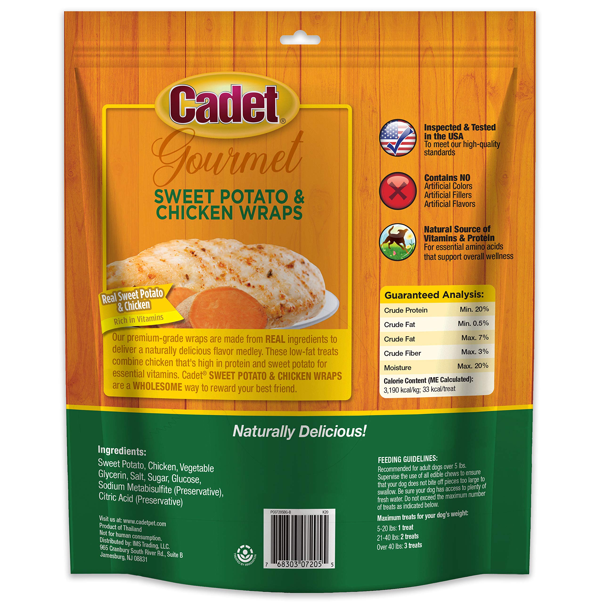 Cadet resealable package features easy storage and freshness