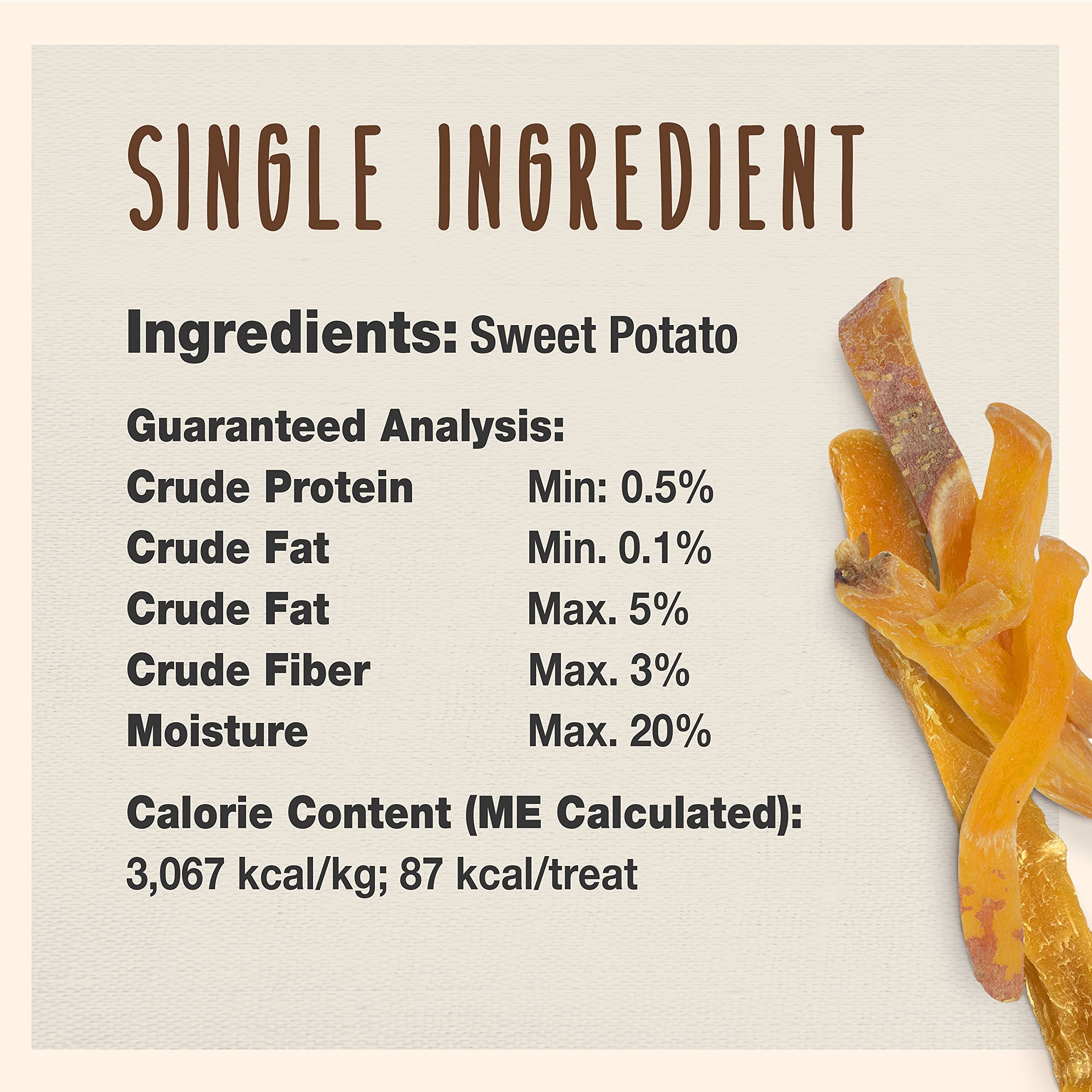 Cadet Sweet Potato Fries 2lb bag shown, great for training sessions.