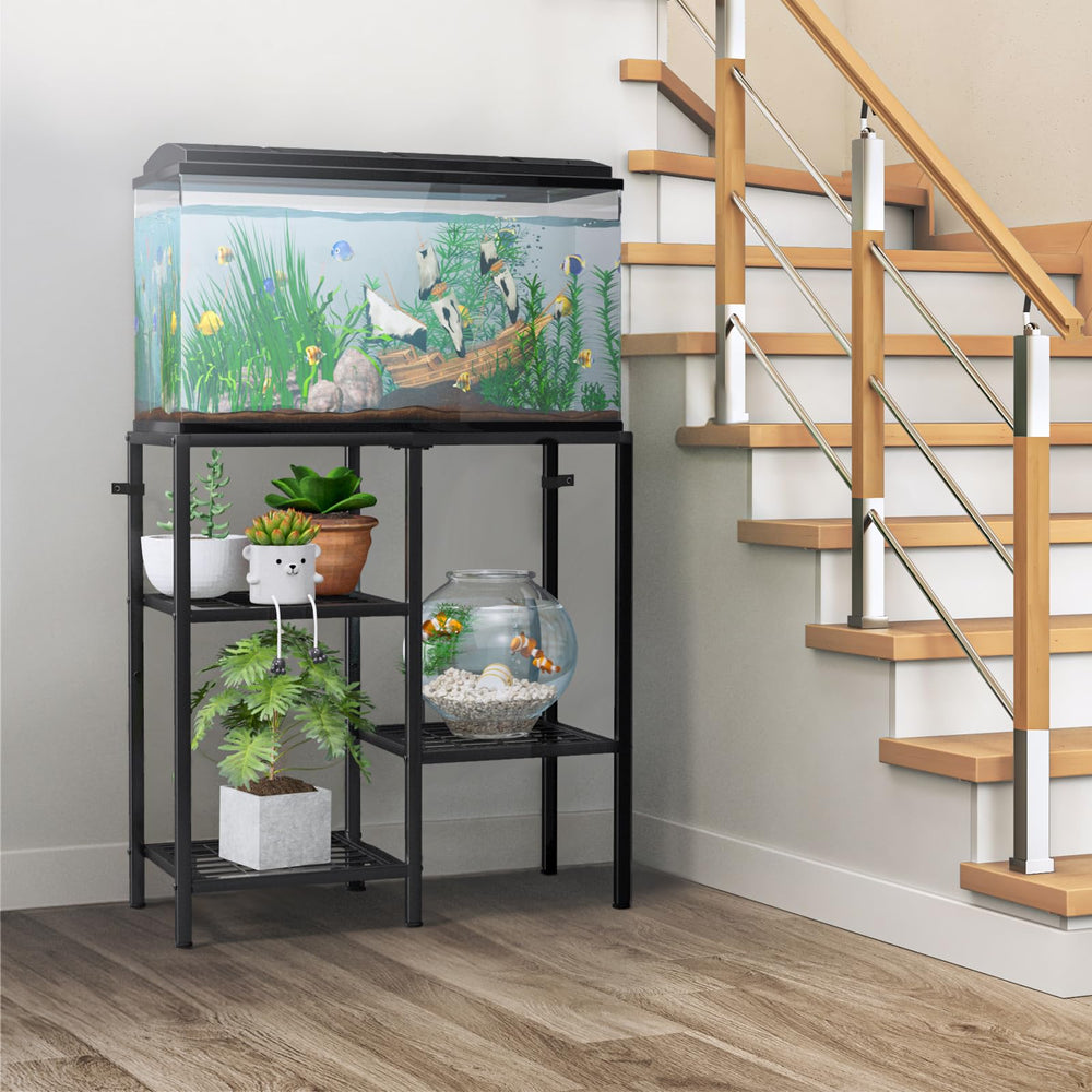 CADUKE stand with adjustable anti-slip feet protecting the floor