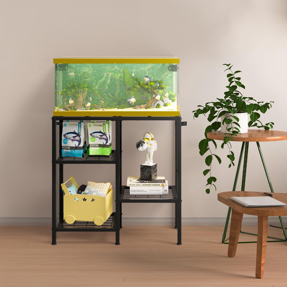 CADUKE aquarium stand in living room décor with modern style