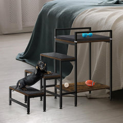CADUKE dog bunk beds with stairs support small and medium pets up to 100 pounds