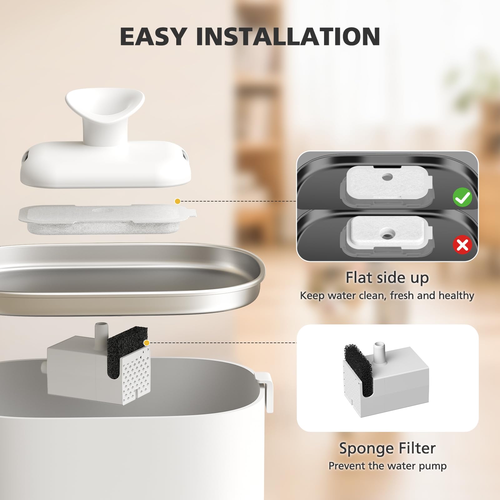 Caehomly non-woven fabric captures hair and impurities for purity