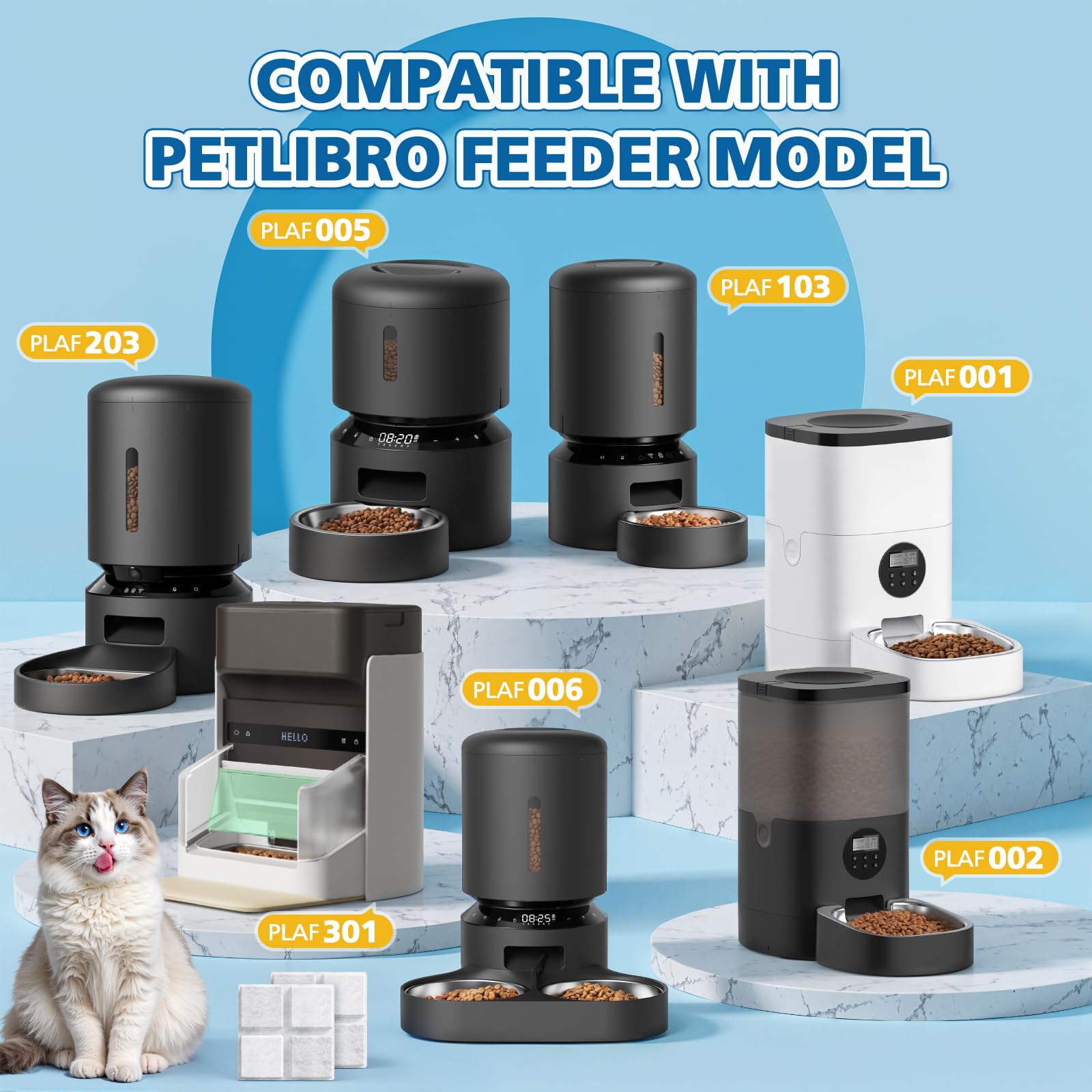 Caehomly feeder-compatible desiccant packets keep pet food dry