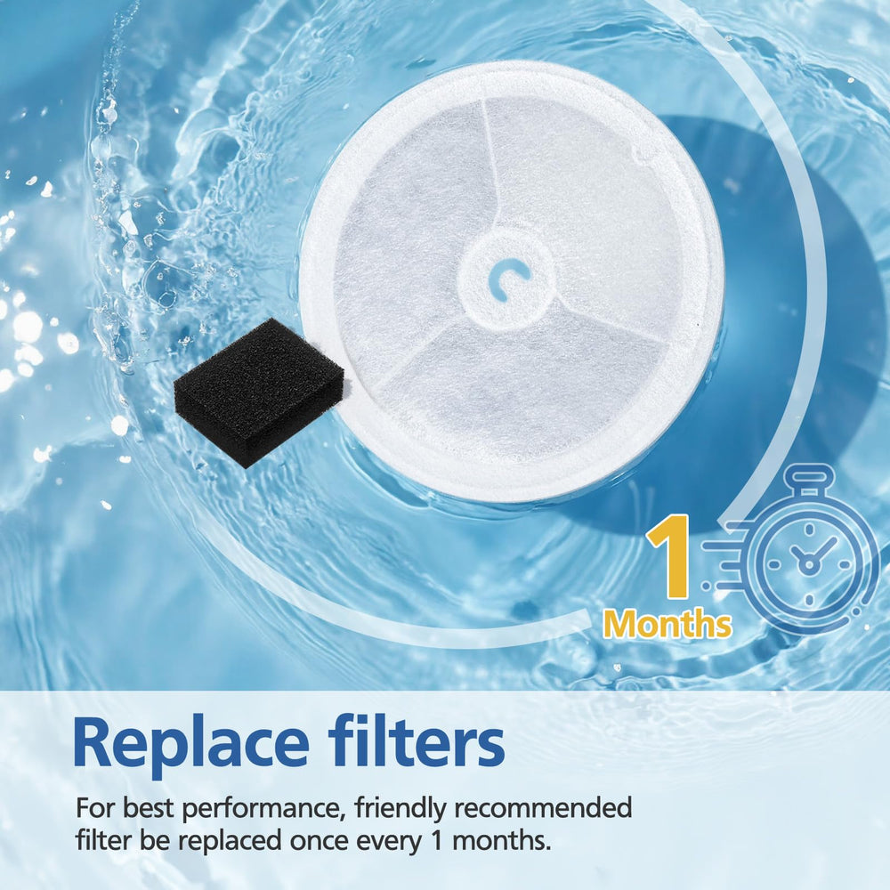 Caehomly sponge filter inside water pump for easy replacement