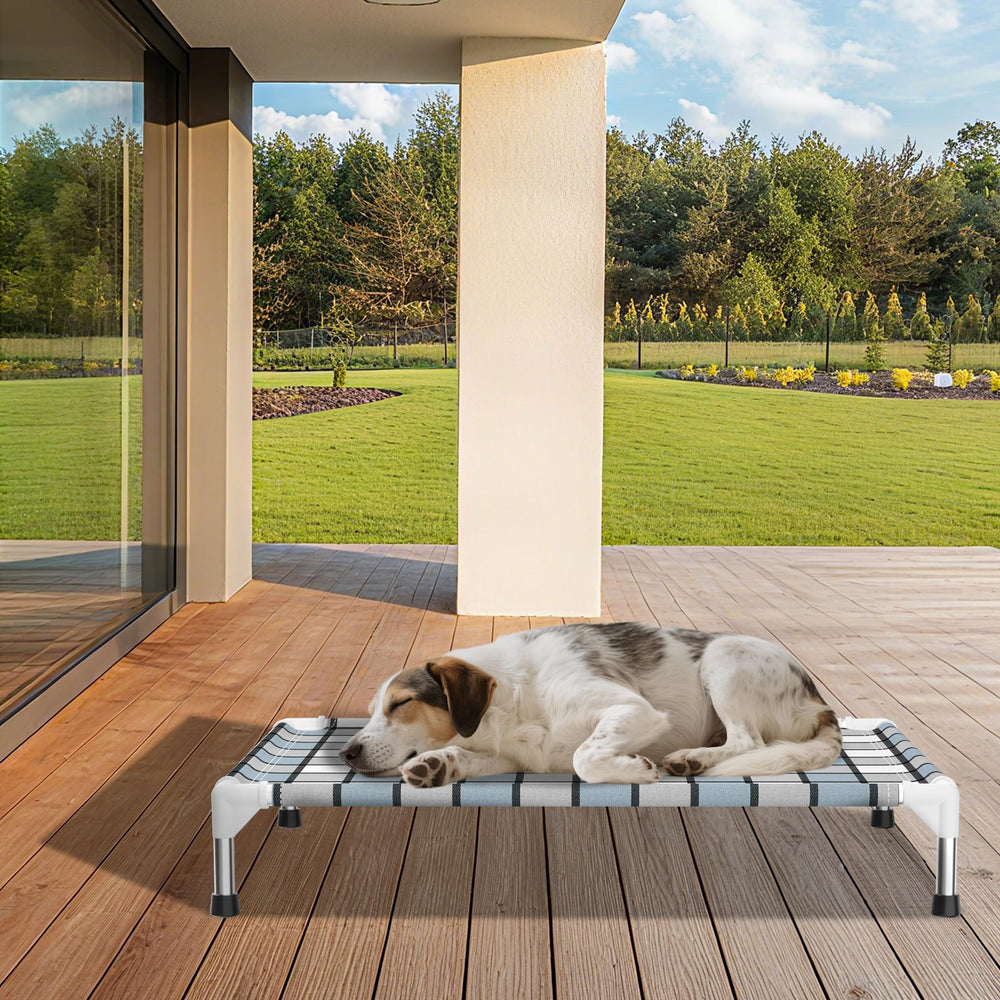 Caghash stitching detail highlights craftsmanship and durability of the bed