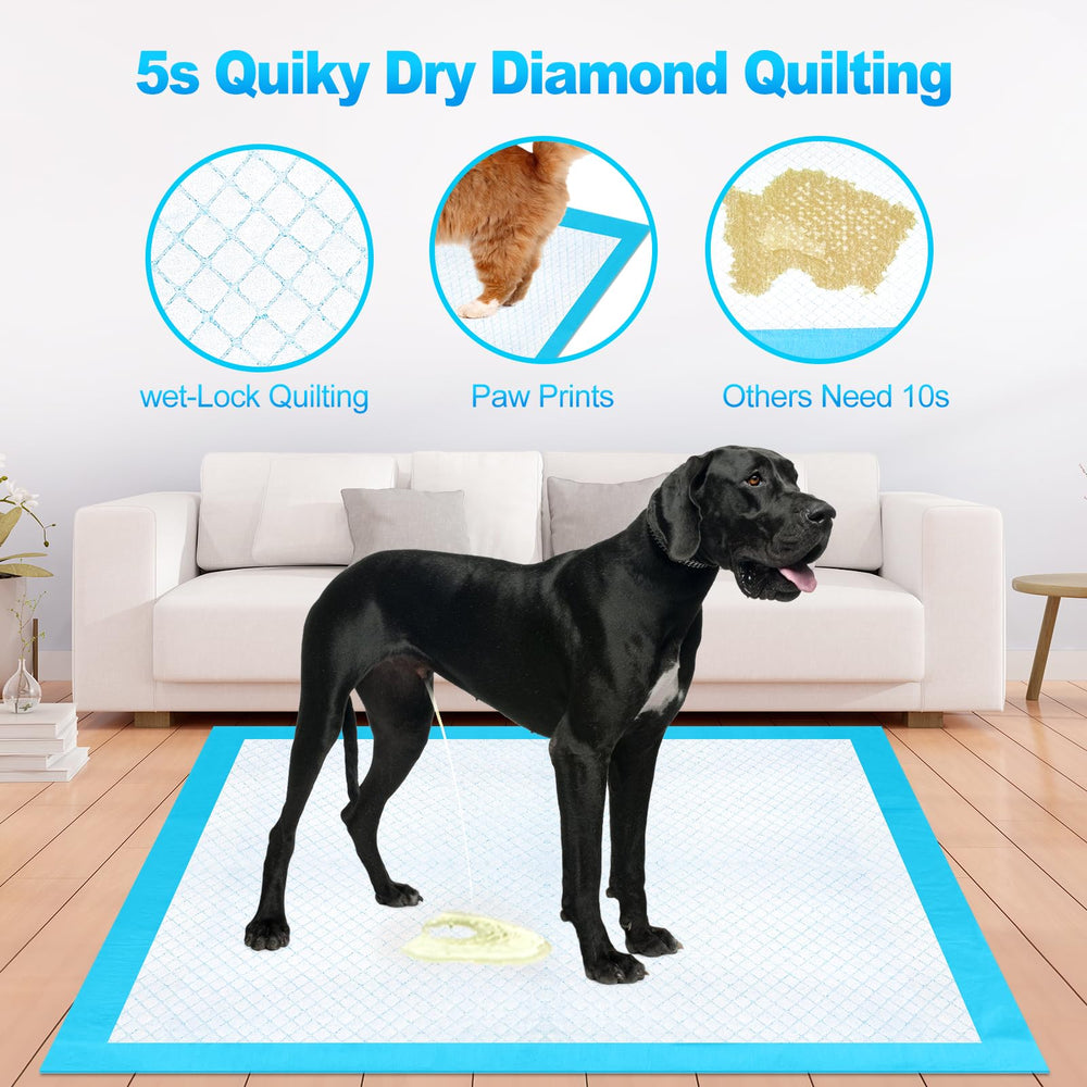 CAHUDIKIC disposable training pads simplify cleanup and disposal.