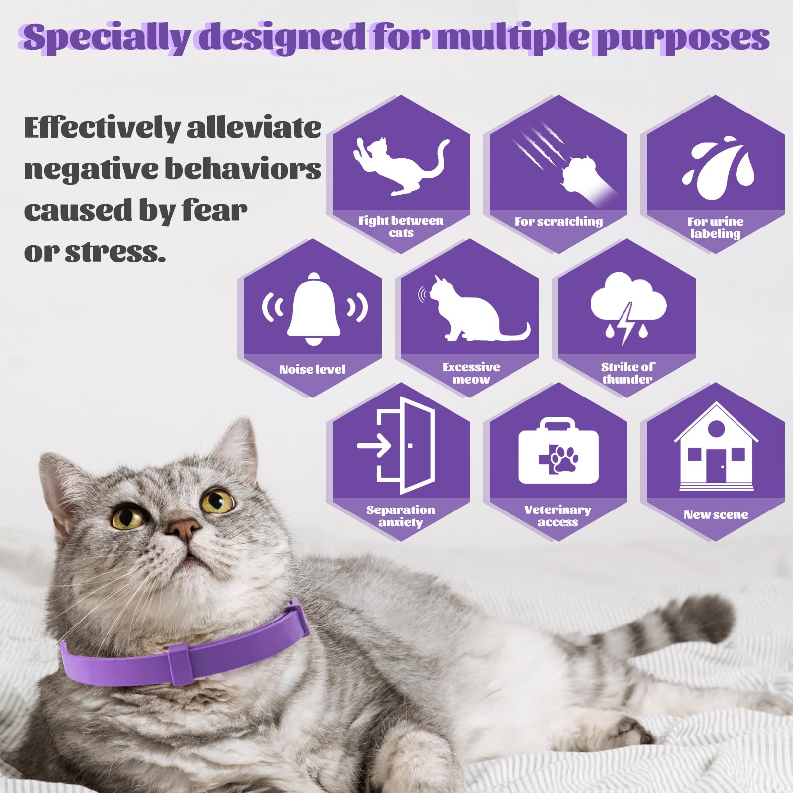 CAILENIFDC four-pack cat collars shown for easy multi-cat purchase.
