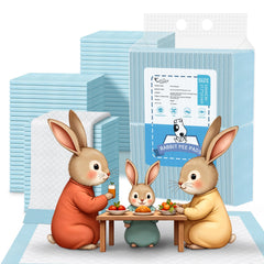 CAILOS six-layer rabbit pee pad for reliable dryness