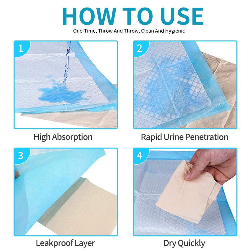 Odor control feature of CAILOS pee pads