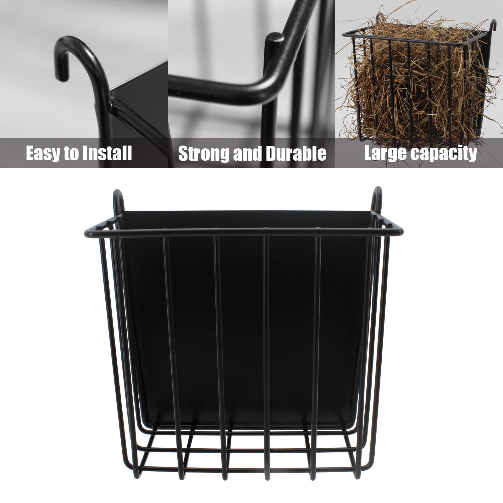 CAIQINLI clean cage benefit reduces hay mess and keeps habitat tidy